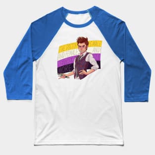 Nonbinary Doctor Who - Fourteenth Doctor Baseball T-Shirt